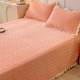 Milk velvet bed cover 2025 new winter crystal velvet tatami plush sheet kang single three-piece set kang cover
