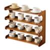 Water cup holder, mug, glass cup, paper cup, coffee, red wine cup storage shelf, high-end light luxury organizing rack, anti-