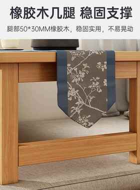 飘窗小茶几茶桌折叠家用新中式矮桌炕几榻榻米床上学习桌实木桌子