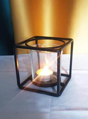 创意铁艺烛台熏香铁艺礼品婚庆餐厅卧室摆件浪漫时光晚餐直销定制