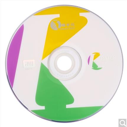 包邮啄木鸟光盘 K系列DVD-R+R光盘空白刻录盘50片桶装dvd r光盘-图1