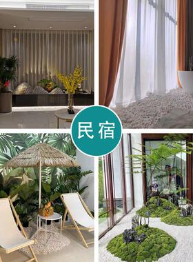 白鹅卵石白石头庭院铺路小白小碎石子铺地阳台用白石子白色小石头