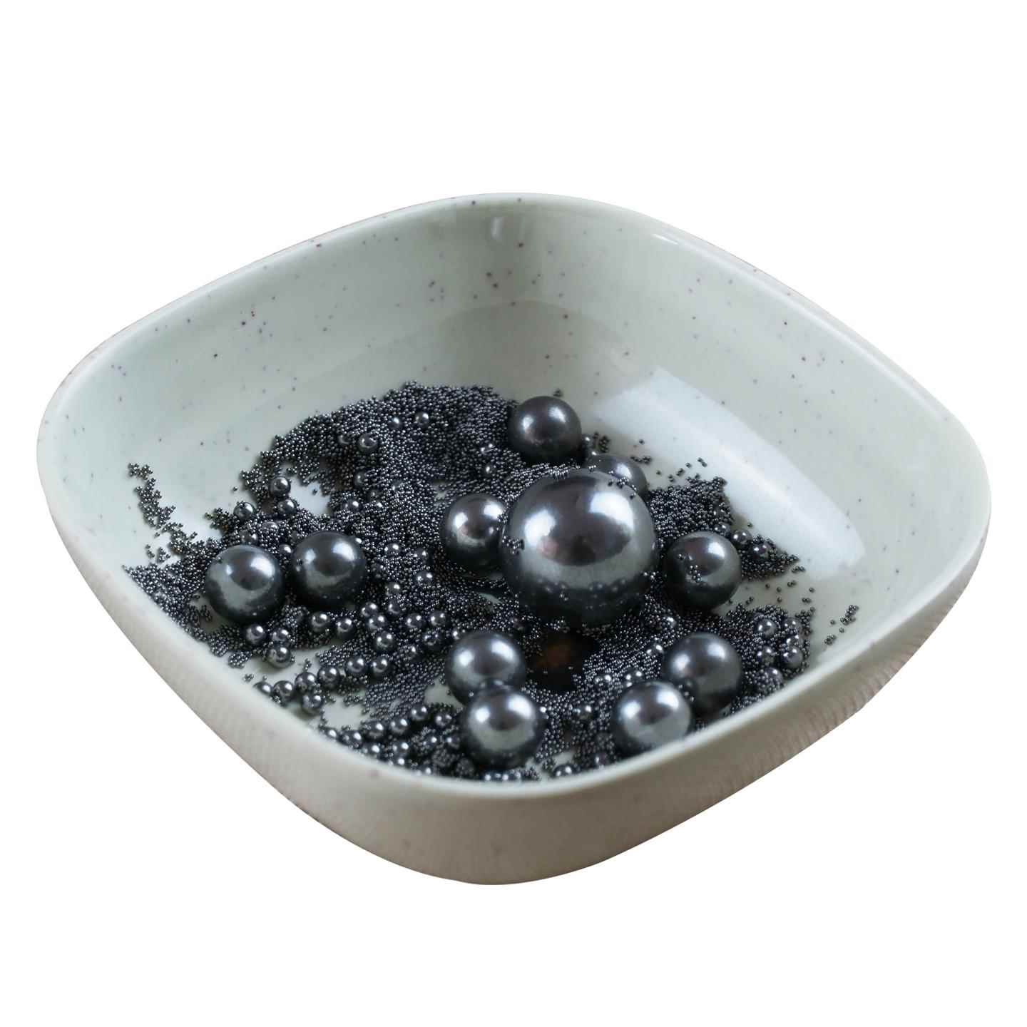 实心铁珠钢球1/2/3/4/5/6/8/9/10/20/30/40/50mm毫米大小滚珠铁球 - 图3