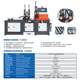 Fully automatic heavy duty aluminum cutting machine copper aluminum alloy profile cutting machine equipment manufacturer direct supply aluminum cutting machine equipment