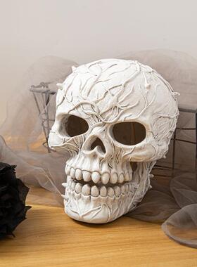 新品万夜圣节骷髅头太阳能装园YS-0088饰灯外花户庭院灯悬挂装饰