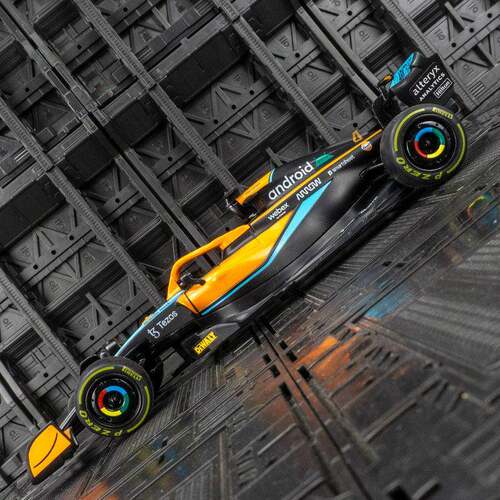 1:24彷真迈凯伦F1 MCL36合金汽车模型方程式拉力赛车车模金属摆件 - 图0