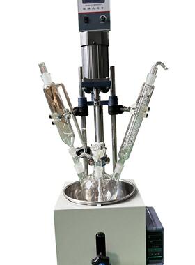 F-1L至200升层玻璃反应釜特尔仪器搅拌蒸馏加热恒温玻璃反应器