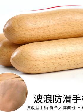 新款直销碳化榉木擀筋棒按摩刮痧棒一根全身通用干筋棍家用经络疏