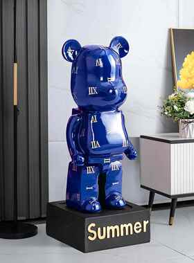 网红暴力熊存钱罐现代家居简约电视柜装修客厅大型落地式摆件