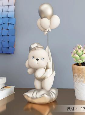 高档气客厅小摆件家居饰品玄关电视狗酒柜柜桌元面工艺品乔迁新居