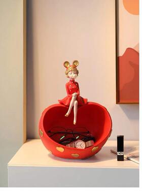 泡泡客厅家居女孩创意玄关钥匙收纳收纳电视柜玄关客厅电视柜爱心