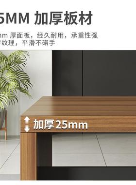 办公桌老板桌简约现代办公室桌带侧柜经理主管桌椅组合办公室家具