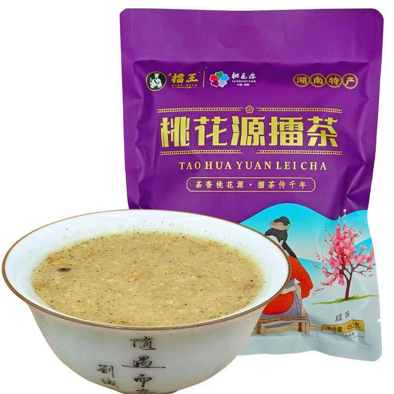 湖南特色美食擂王擂茶450g常德特产桃花源擂茶传统手工冲饮品代餐,淘宝优惠券,粉丝福利购,淘宝优惠卷