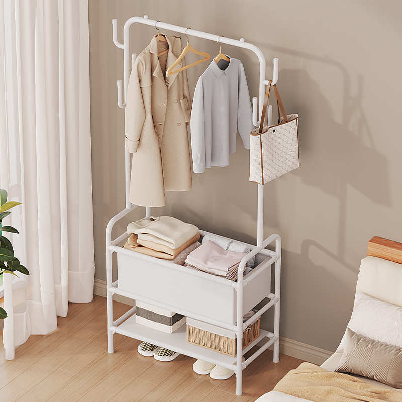 落地服家用宿舍帽子衣帽架架子架收纳简易挂衣挂衣置架物卧室架 - 图0