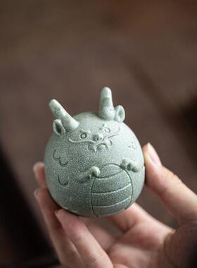 青砂石十二生肖摆件整套鼠牛虎兔龙蛇马羊猴鸡狗猪工艺礼品摆饰摆