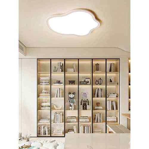 护眼极简主卧室灯2026年新款现代简约创意云朵书房吸顶灯儿童房灯 - 图2