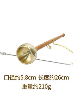 新款日式引磬木台湾引铜罄音疗瑜伽静心冥罄想声音柄唤念醒助打击