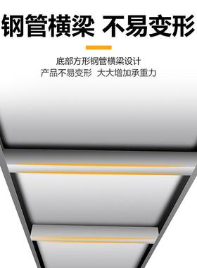不锈钢厨房货架置物架落地多层收纳架微波炉储物架仓库隔板加厚款