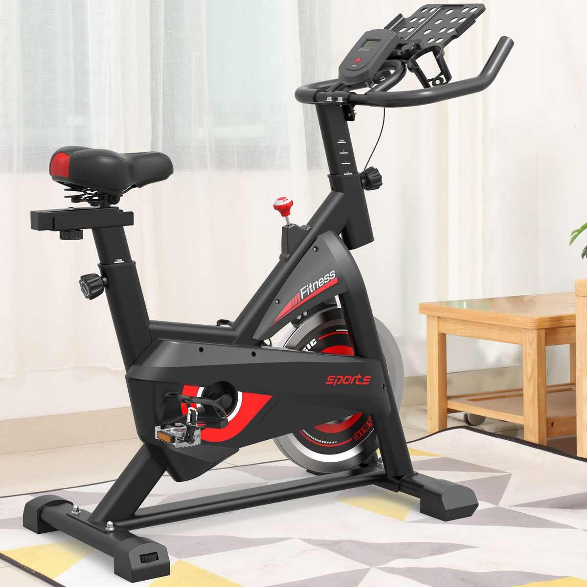 Bicycle silent pedal home large dynamic giant fitness equipment magnetically controlled weight sports aluminum alloy equipment bicycle long-lasting