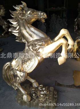 制造铜马工艺品铜马雕塑动物摆件铜马到成功摆件