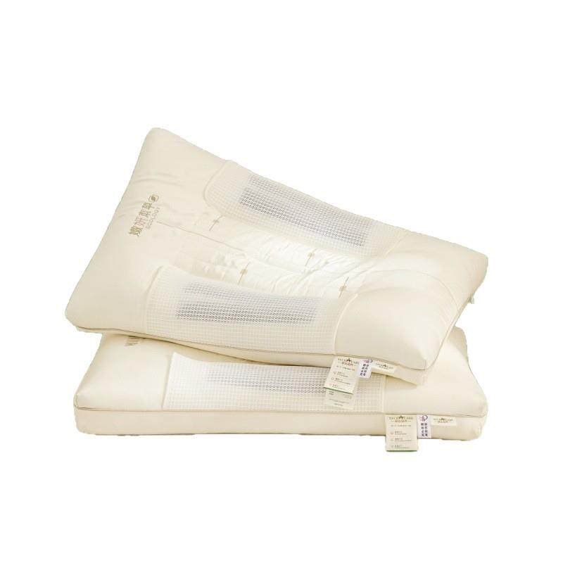 2025新款莱赛尔草本嫩研护颈枕荞麦花草枕家用不塌陷舒适护颈枕,淘宝优惠券,粉丝福利购,淘宝优惠卷