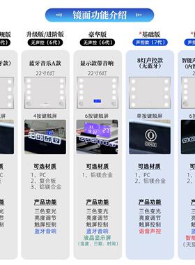 OBOX化妆箱专业跟妆师铝合金化妆师专用跟妆箱化妆品收纳箱子带灯