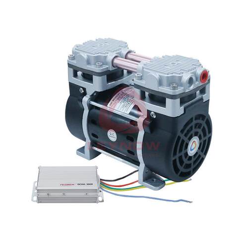 LP-300C直流12V/24V无油静音压缩机实验室小型正压打气泵大流量 - 图0