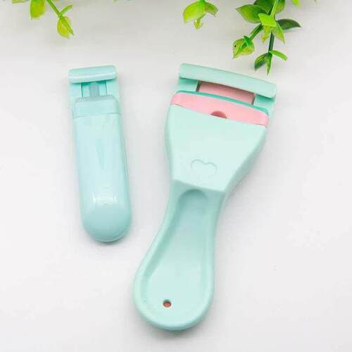 Eyelash Curler Plastic Hand-held Portable Eyelash Curler Eas - 图1