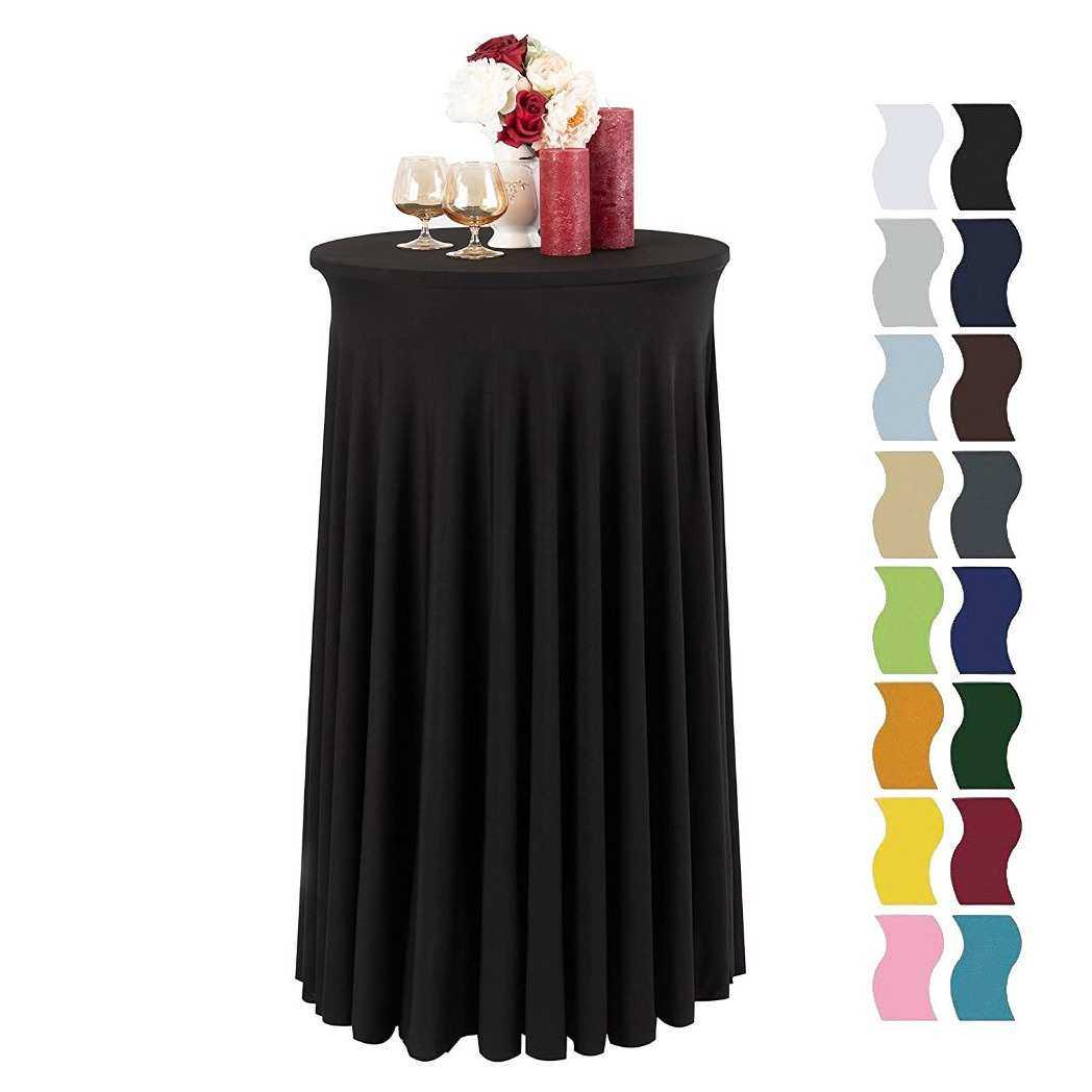 圆形鸡尾酒弹力桌裙酒吧桌布桌套罩酒店会议户外居家婚礼派对,淘宝优惠券,粉丝福利购,淘宝优惠卷