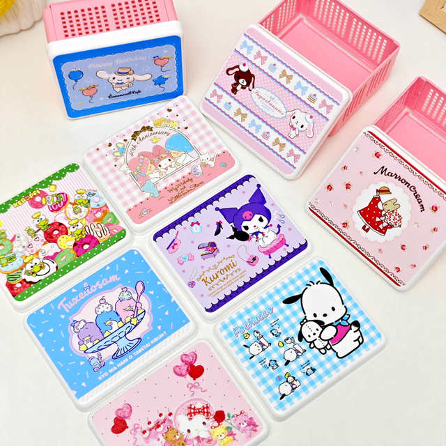 Kulomi folding storage box Yugui Dog desktop sorting box Pacha Dog miscellaneous storage box multi-purpose