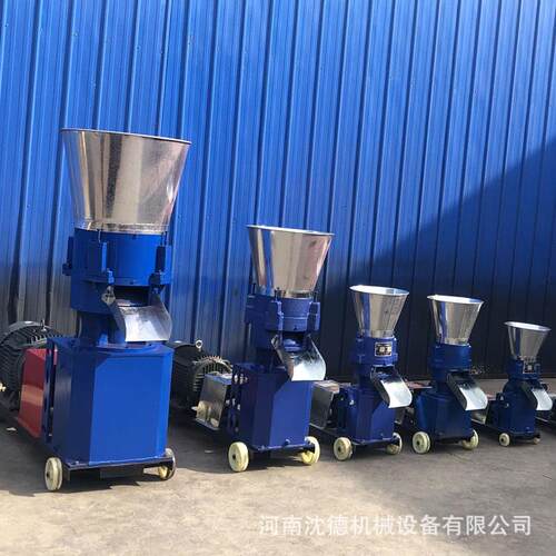 饲料颗粒机鸡鸭鹅鱼兔牛羊猪养殖设备平模养殖狗粮鱼饲料制粒机 - 图1