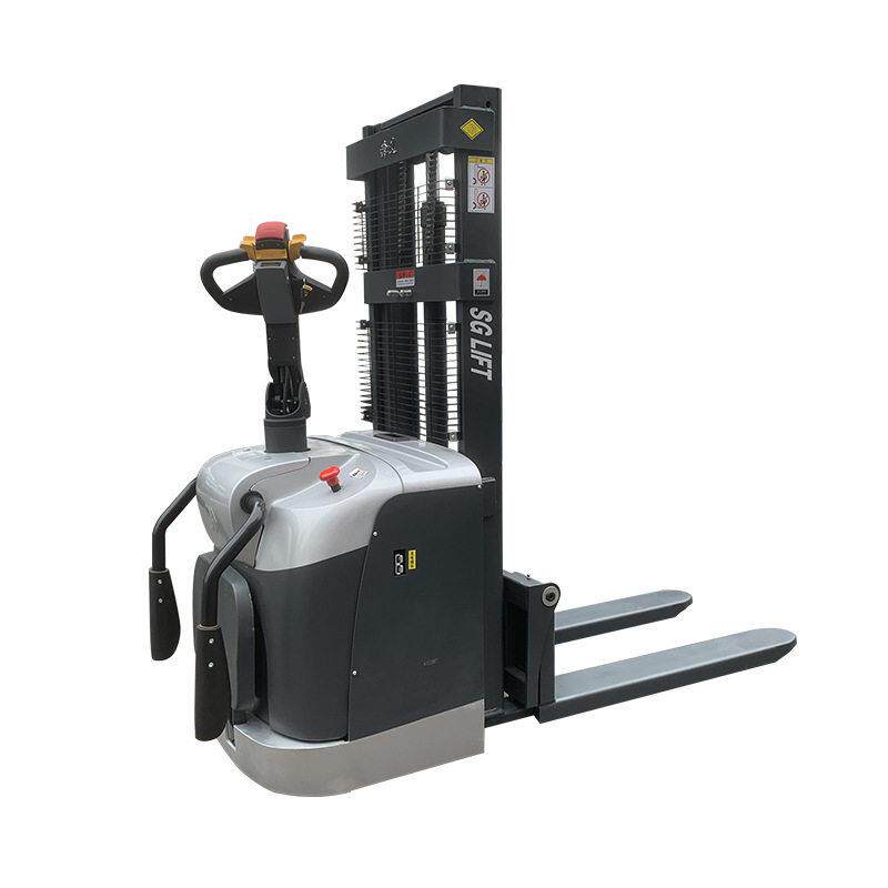 All-electric stacking truck New leg-type CDD200 walking stand-driving stacking truck All-electric stacking truck