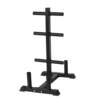 Barbell plate rack household vertical commercial barbell bar storage rack large hole small hole dumbbell plate storage rack