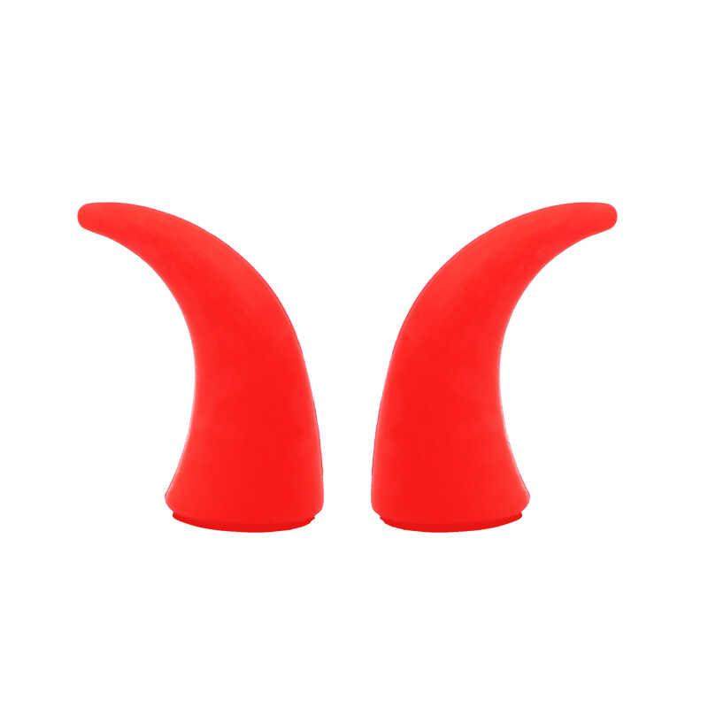 创意搞笑车载中控台显示屏小牛角方向盘恶魔角可爱汽车装饰品摆件,淘宝优惠券,粉丝福利购,淘宝优惠卷