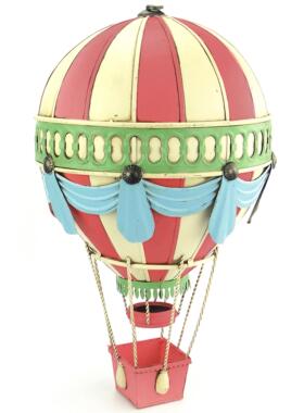 覆古铁艺模型19世纪欧洲热气球吊饰酒吧吊挂工艺礼品摆饰家居饰品