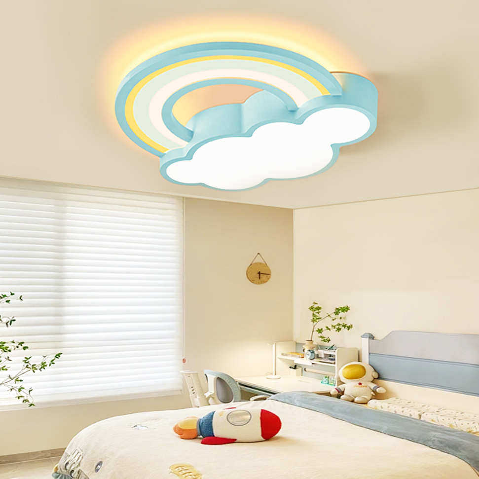 智能卧室具圆形卧护眼奶油风灯大气主吸顶灯红灯现代简约网新款,淘宝优惠券,粉丝福利购,淘宝优惠卷