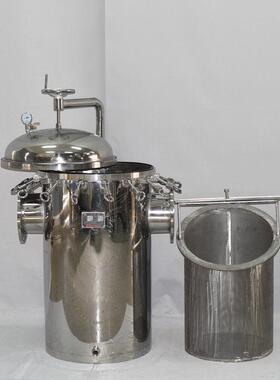 不锈钢篮式过滤器 工业污水过滤 毛发管道过滤 平行进出 提篮网桶