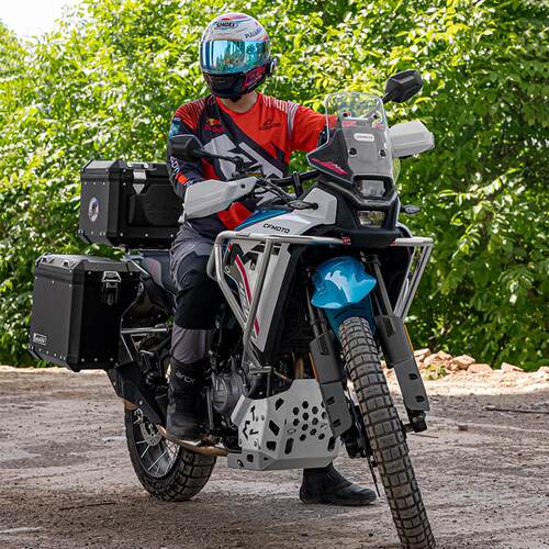 GSADV适用春风450MT护杠三箱边箱尾箱不锈钢保险杆改装配件原厂 - 图2