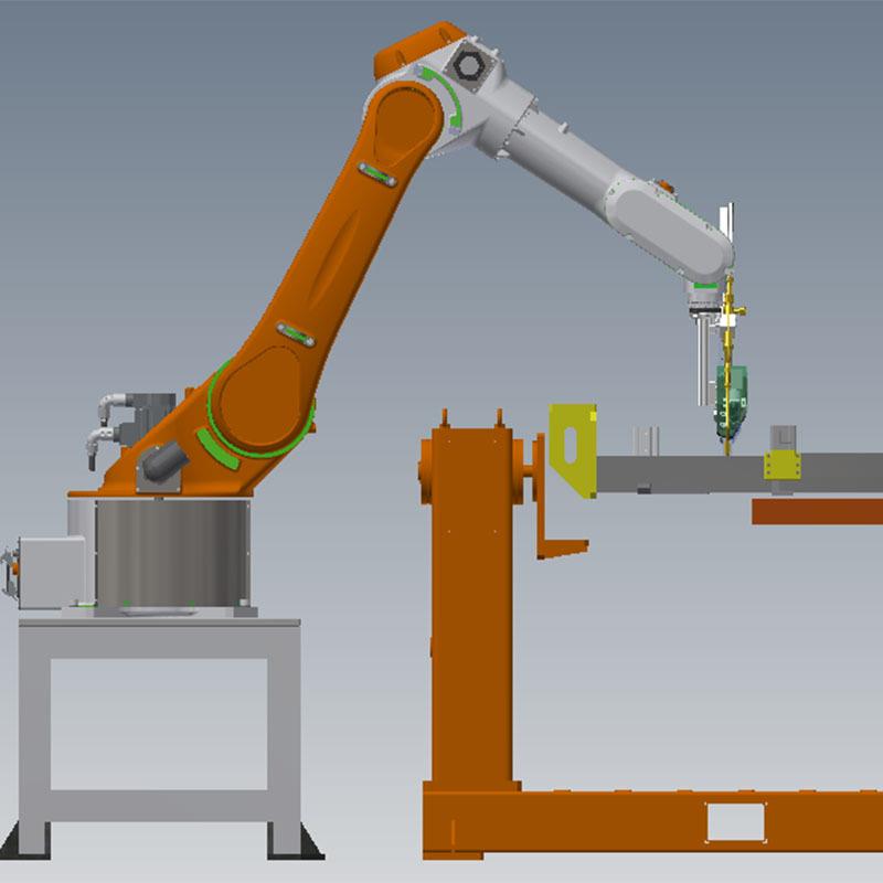 Shenzhen manufacturer lead plate flame welding manipulator laser welding automation industrial intelligent equipment manipulator arm