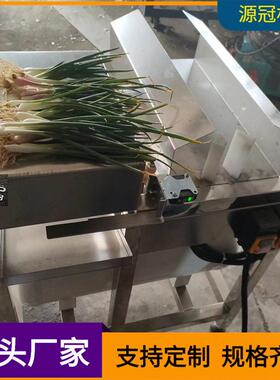 商用大葱机器不锈钢韭菜小葱去皮机气冲洗式蒜苗切根扒皮机去叶机