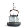 Mr. Nanshan black crystal stove teapot household tea set large capacity teapot glass tea 2026 new model