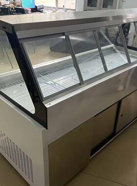 商用保鲜下冷冻双温冰箱风冷无霜熟食柜鸭脖柜冷藏柜急冻锁鲜立式