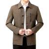 Hongshanghaowu high-end lapel casual jacket men's business tops dad middle-aged and elderly jackets Hongnen men's clothing