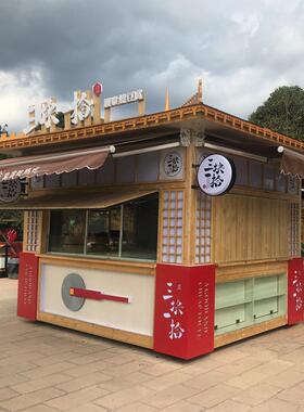 厂家直销小吃夜市移动餐车摆摊小吃车国潮风格餐车多功能流动车