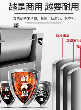 和面机商用5 10 25 50和面机15公斤全钢自动揉面机钢活面粉搅拌机