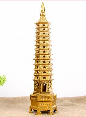 纯铜文昌塔摆件9层铜文昌塔十三层13层铜文昌塔摆件