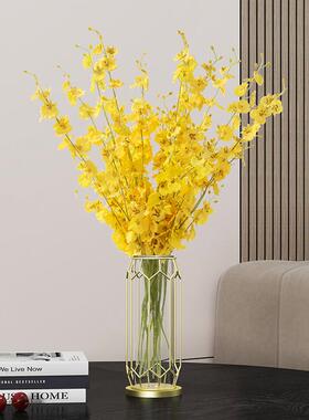 2025新款玻璃花瓶摆件桌面装饰品可插花高级水养电视柜酒柜边几