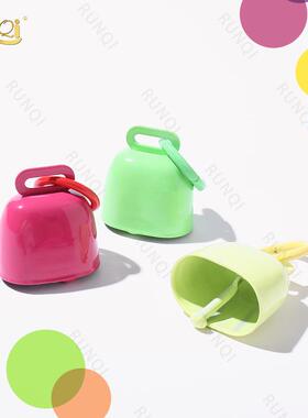 跨境热销多巴胺超响宠物项圈铃铛户外登山包挂件彩色烤漆金属牛铃