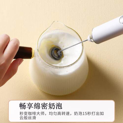 德国电动打蛋器家用打奶泡器手持无线小型自动搅拌棒奶油打发神器 - 图0