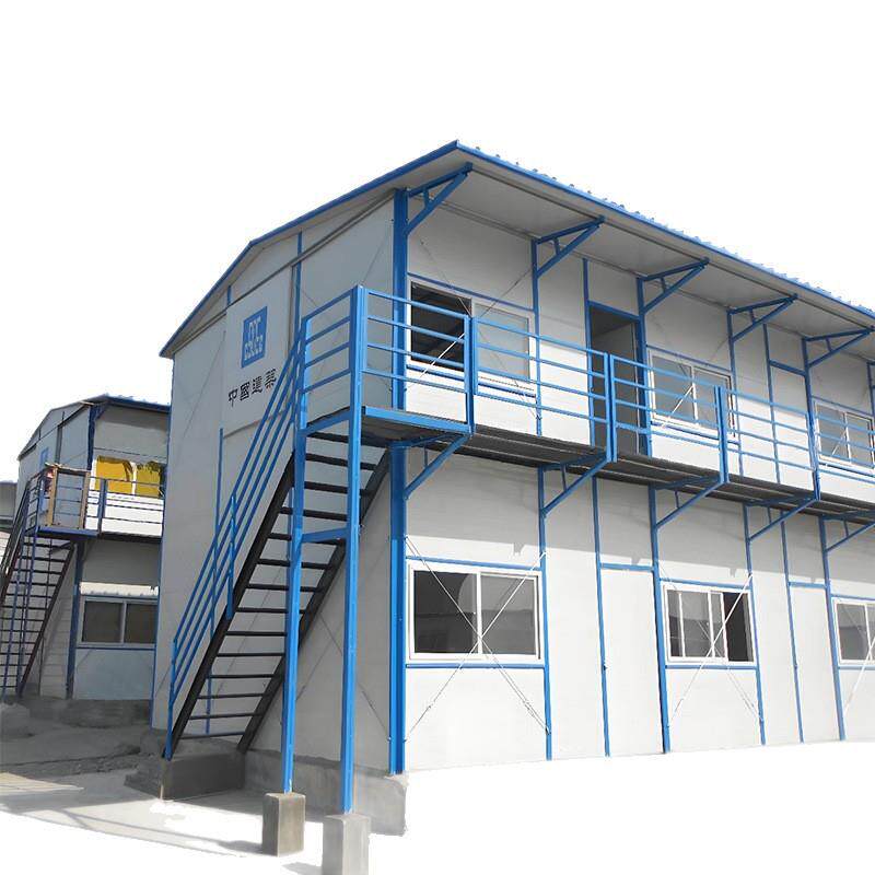 组装式工地板房简易房K式T式工人宿舍临建集成房彩钢集装箱活动房 - 图3